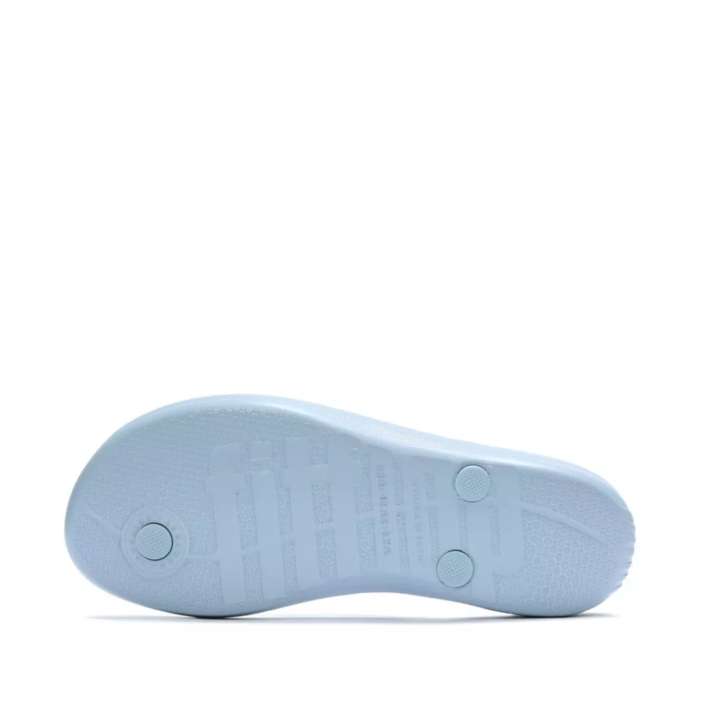 FitFlop iQushion Sparkle Toe-Post R08-D50 כפכפי אצבע לנשים עם נצנוץ בצבע תכלת – תמונה 6