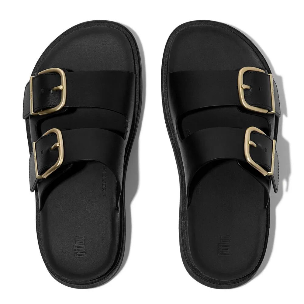 FitFlop GEN-FF Slides B1J-001 כפכפי נשים ג'ן בצבע שחור – תמונה 3