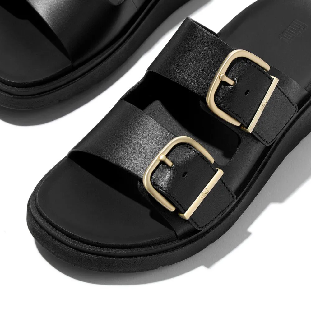 FitFlop GEN-FF Slides B1J-001 כפכפי נשים ג'ן בצבע שחור – תמונה 2