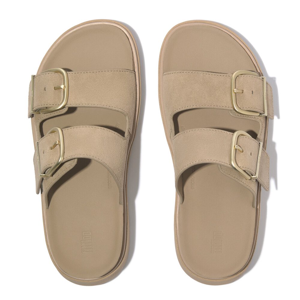 FitFlop GEN-FF Slides A2U-923 כפכפי נשים ג'ן בצבע בז – תמונה 3