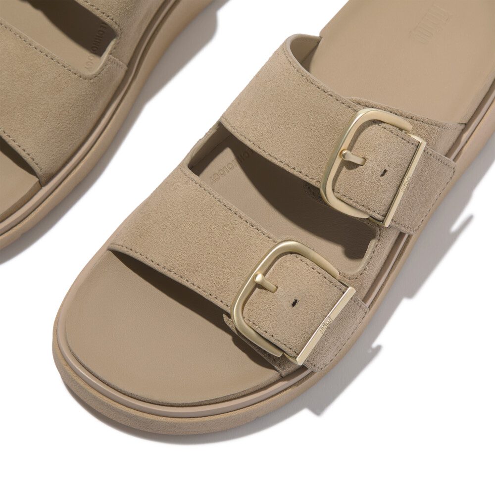 FitFlop GEN-FF Slides A2U-923 כפכפי נשים ג'ן בצבע בז – תמונה 2