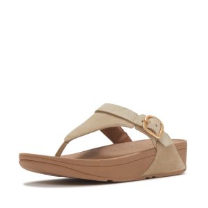 FitFlop Lulu Sandals A4J-923 סנדלי נשים לולו בצבע קפוצ'ינו