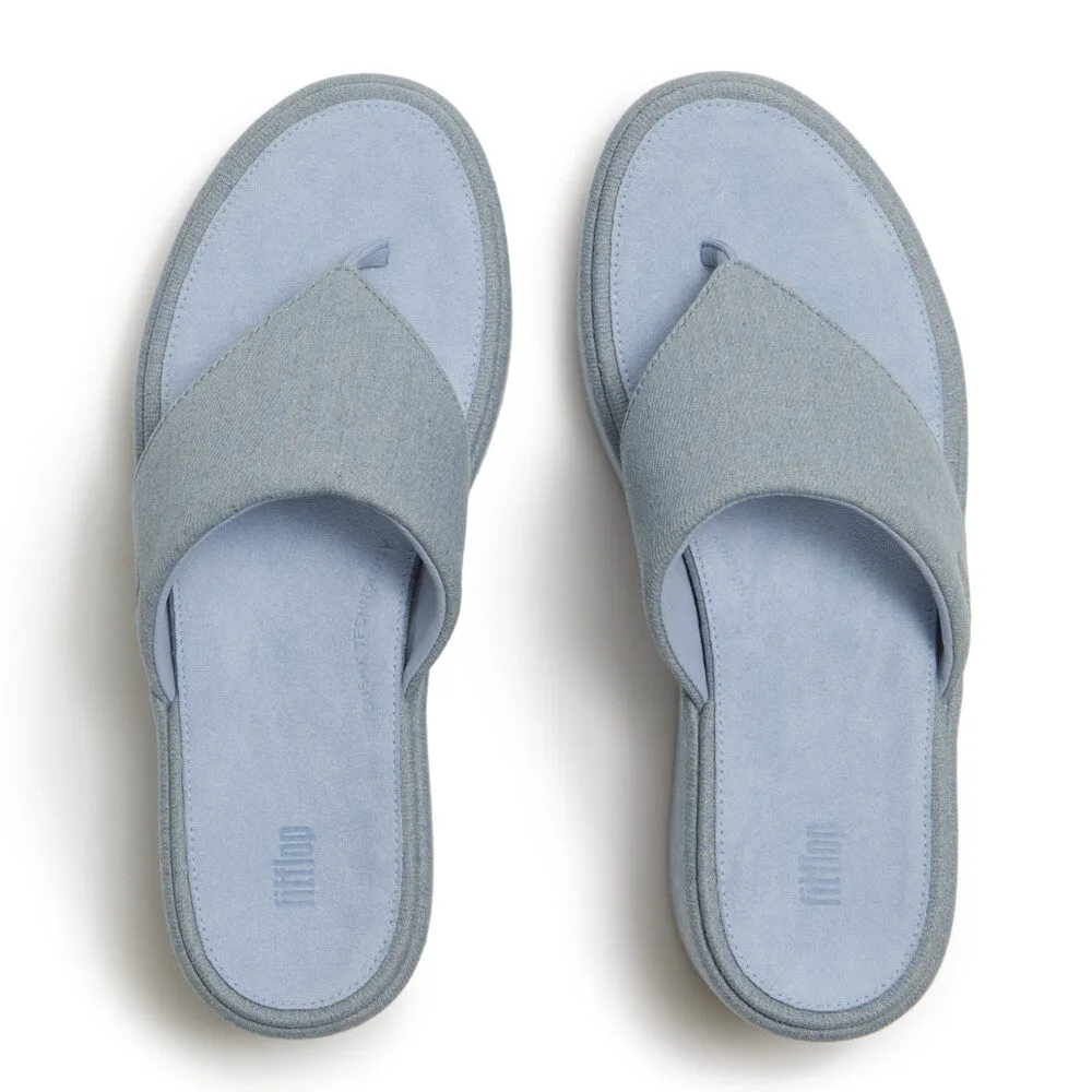 FitFlop Wedge Platform Sandals A5H-E01 סנדלי פלטפורמה לנשים בצבע תכלת – תמונה 3
