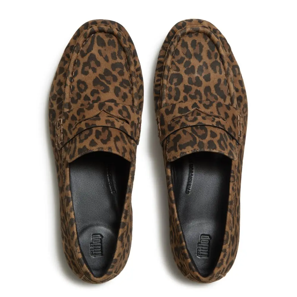 FitFlop | ADS-E76 נעלי לופר Delicato Soft לנשים חום-שחור – תמונה 3