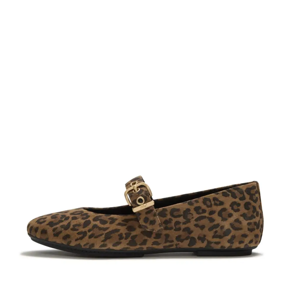 FitFlop | ADQ-E76 נעלי מרי ג'יין Delicato לנשים מנומר – תמונה 3