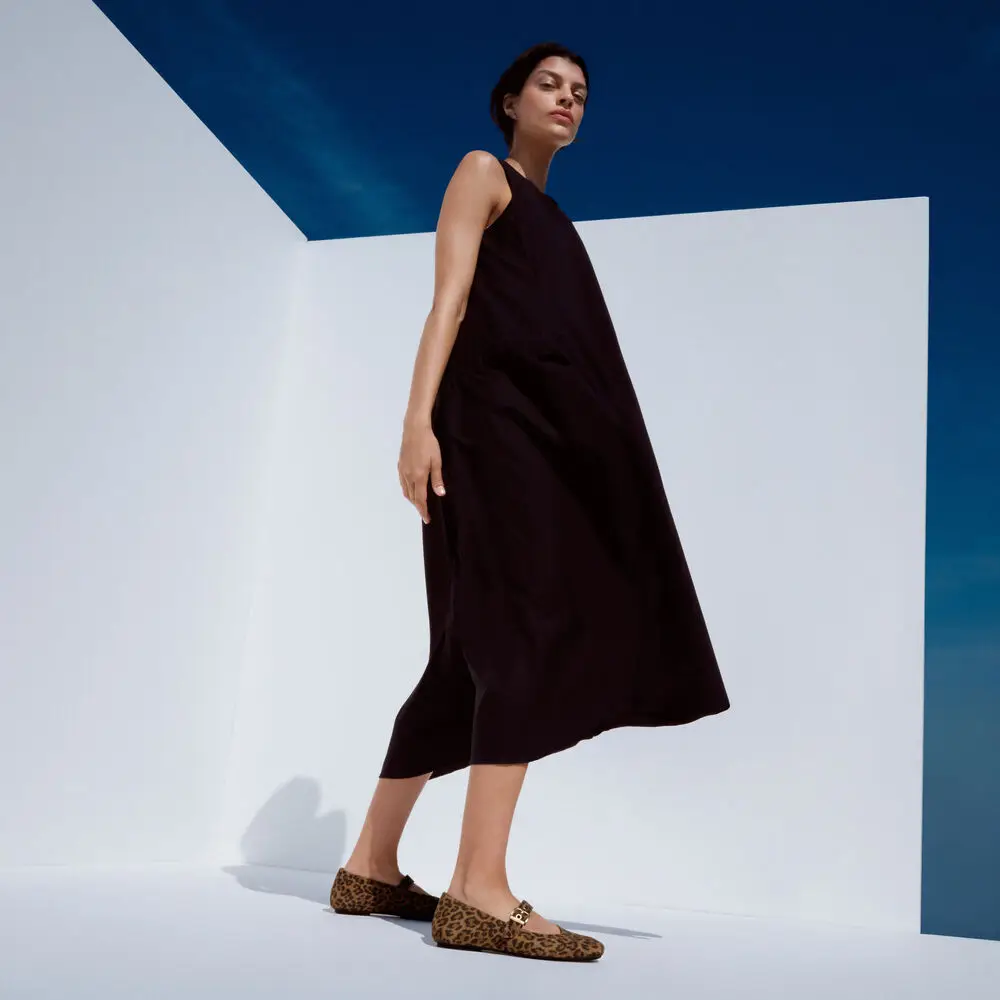 FitFlop | ADQ-E76 נעלי מרי ג'יין Delicato לנשים מנומר – תמונה 6