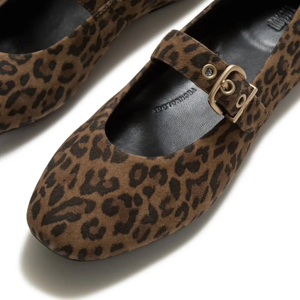 FitFlop | ADQ-E76 נעלי מרי ג'יין Delicato לנשים מנומר – תמונה 2
