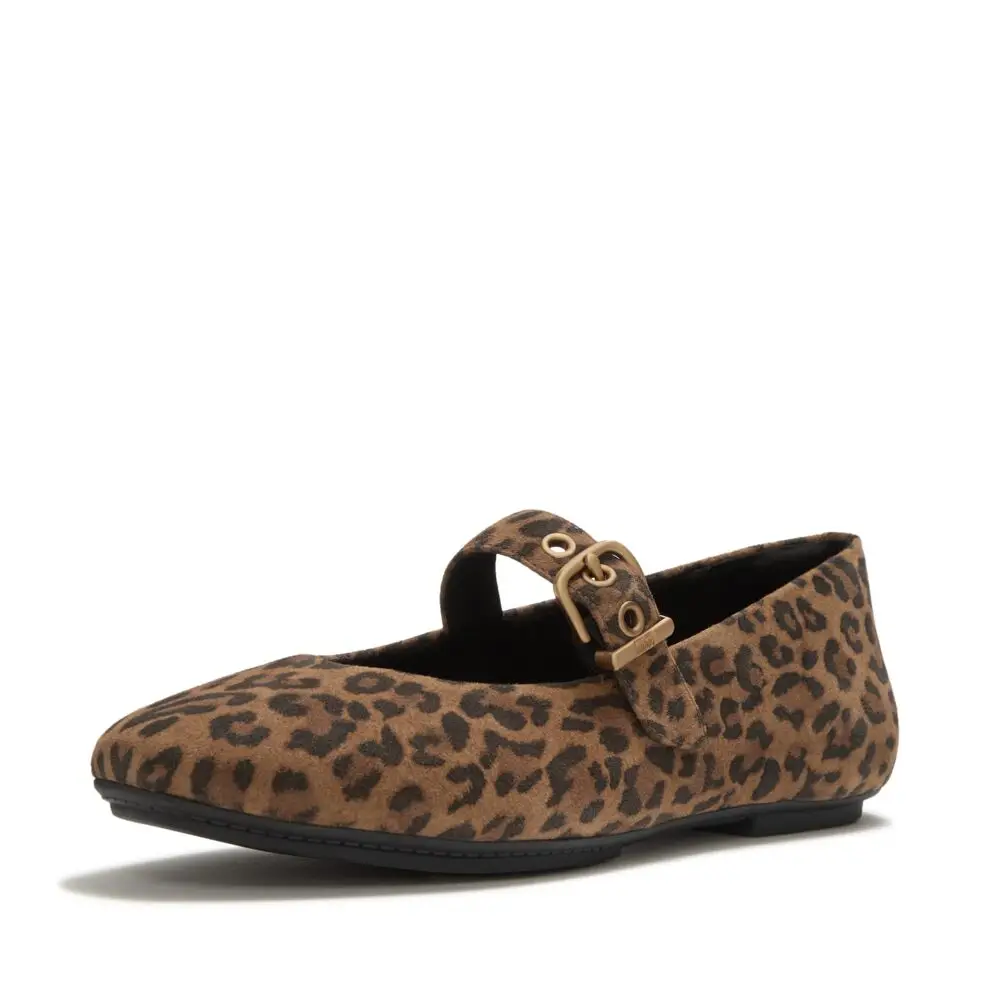 FitFlop | ADQ-E76 נעלי מרי ג'יין Delicato לנשים מנומר