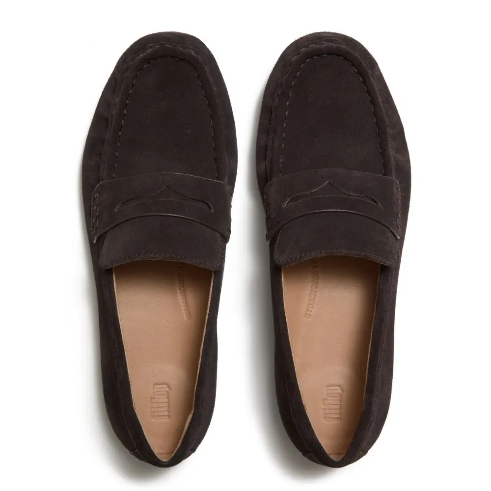 FitFlop | ADD-167 נעלי לופר Delicato Soft לנשים חום שוקולד – תמונה 3