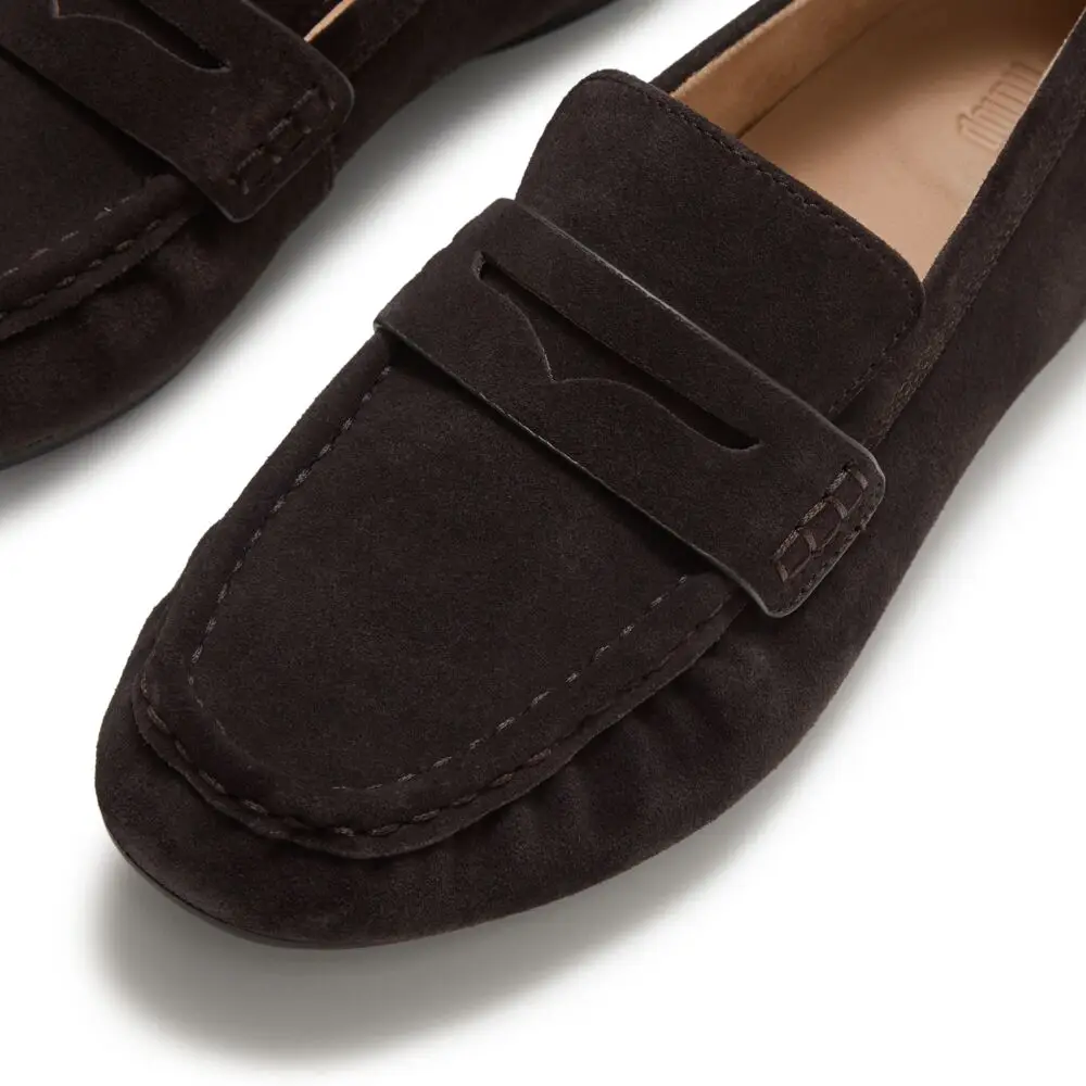 FitFlop | ADD-167 נעלי לופר Delicato Soft לנשים חום שוקולד – תמונה 2