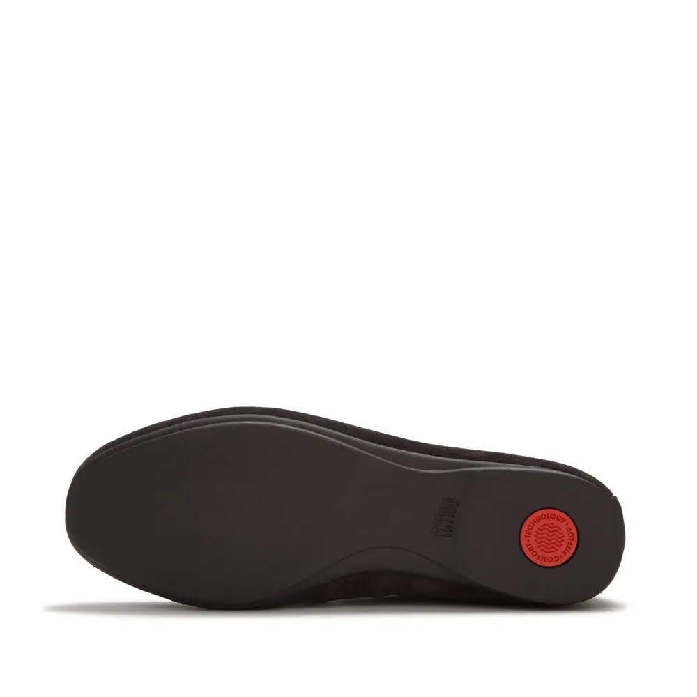 FitFlop | ADD-167 נעלי לופר Delicato Soft לנשים חום שוקולד – תמונה 5
