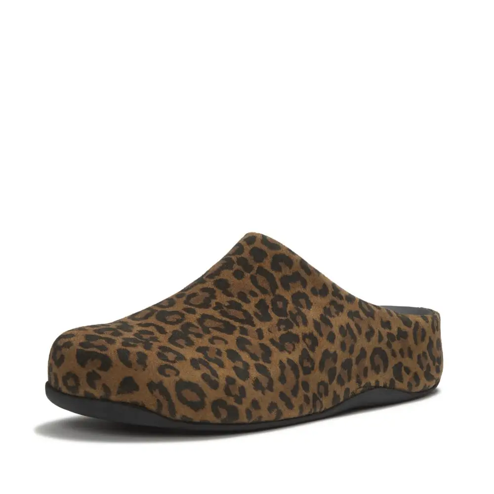 FitFlop | ADU-E76 כפכפי מיול Shuv Leopard לנשים מנומר