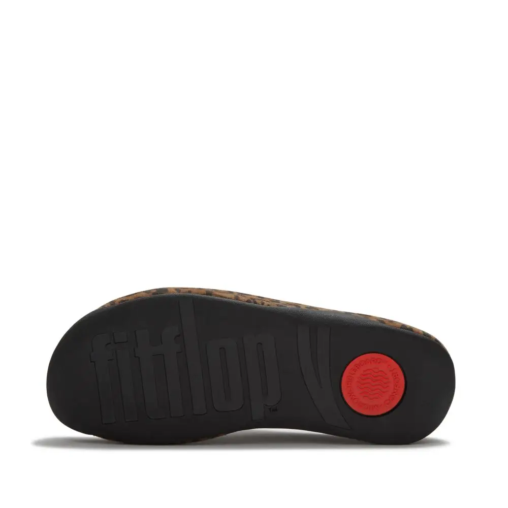 FitFlop | ADU-E76 כפכפי מיול Shuv Leopard לנשים מנומר – תמונה 5