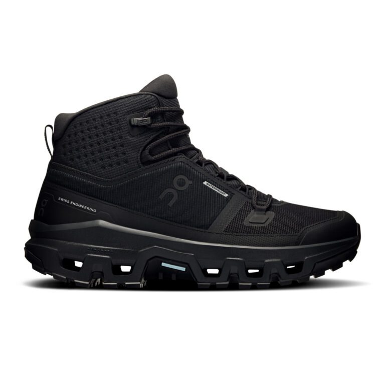 ON Cloudrock Mid WP 1 W Black | Black נעלי טיולים אטומות למים און קלאוד לנשים – תמונה 3