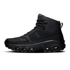 ON Cloudrock Mid WP 1 W Black | Black נעלי טיולים אטומות למים און קלאוד לנשים
